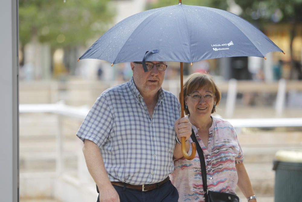 La gota fría descarga en València