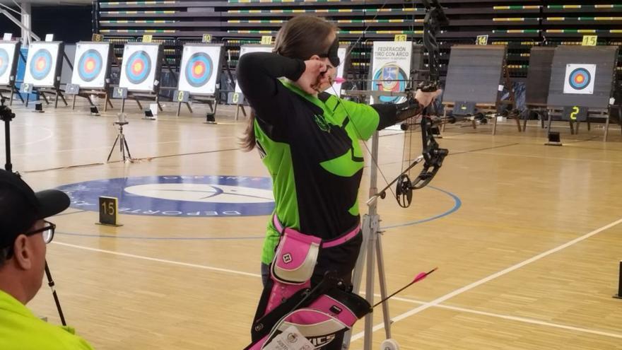 Kety Justo, durante la final en la que ganó la medalla de plata. | D. O.