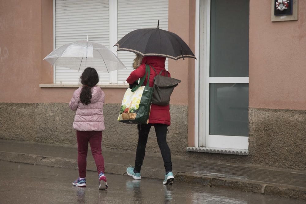 Dimarts de pluja a la Catalunya Central amb el pas de la borrasca Glòria