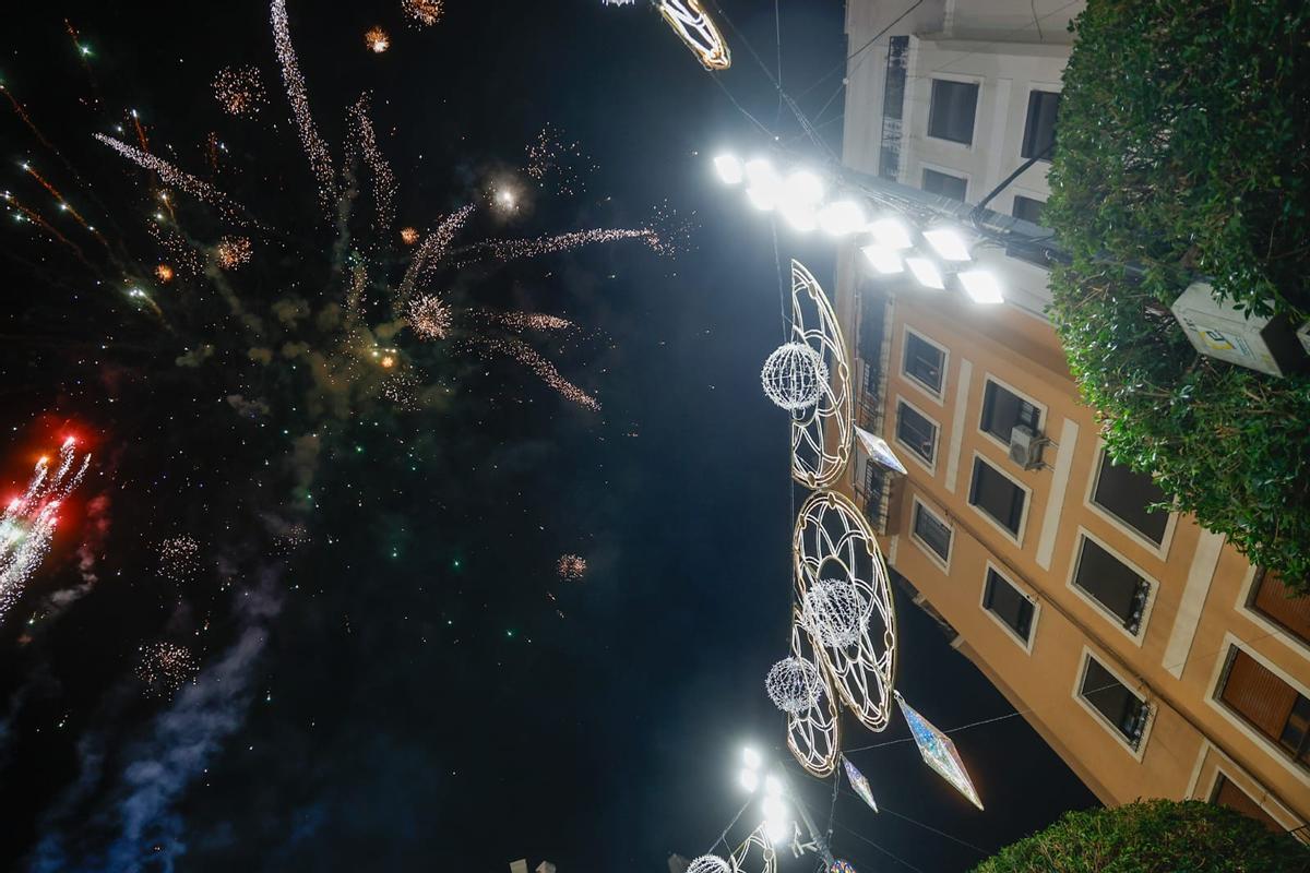 Inauguración de las luces de Sueca-Literato Azorín