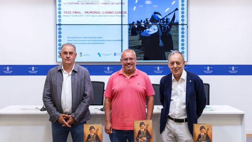Amable Fernández, César Fernandez y Xosé Lois Foxo. | Roi Cruz
