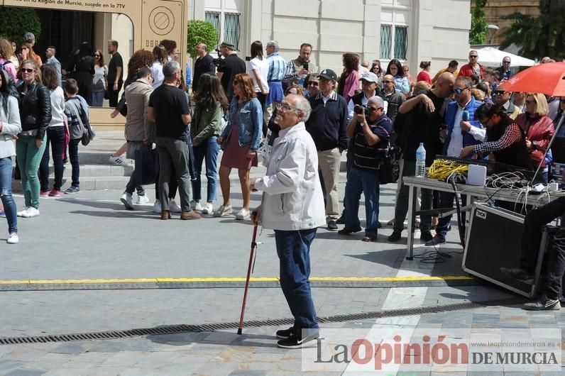 Ambiente sardinero en las calles de Murcia