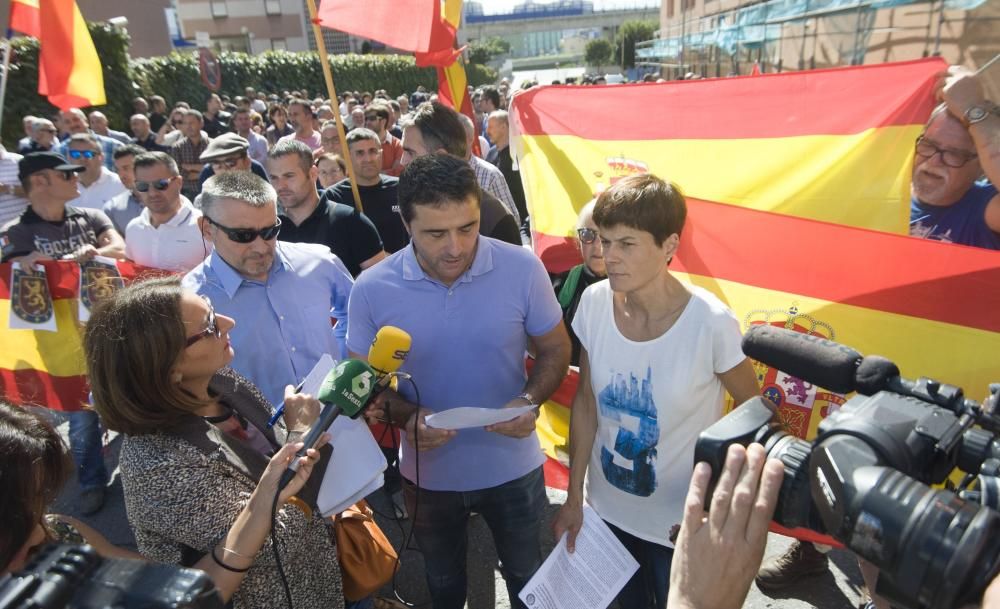 Concentración de policías nacionales en A Coruña