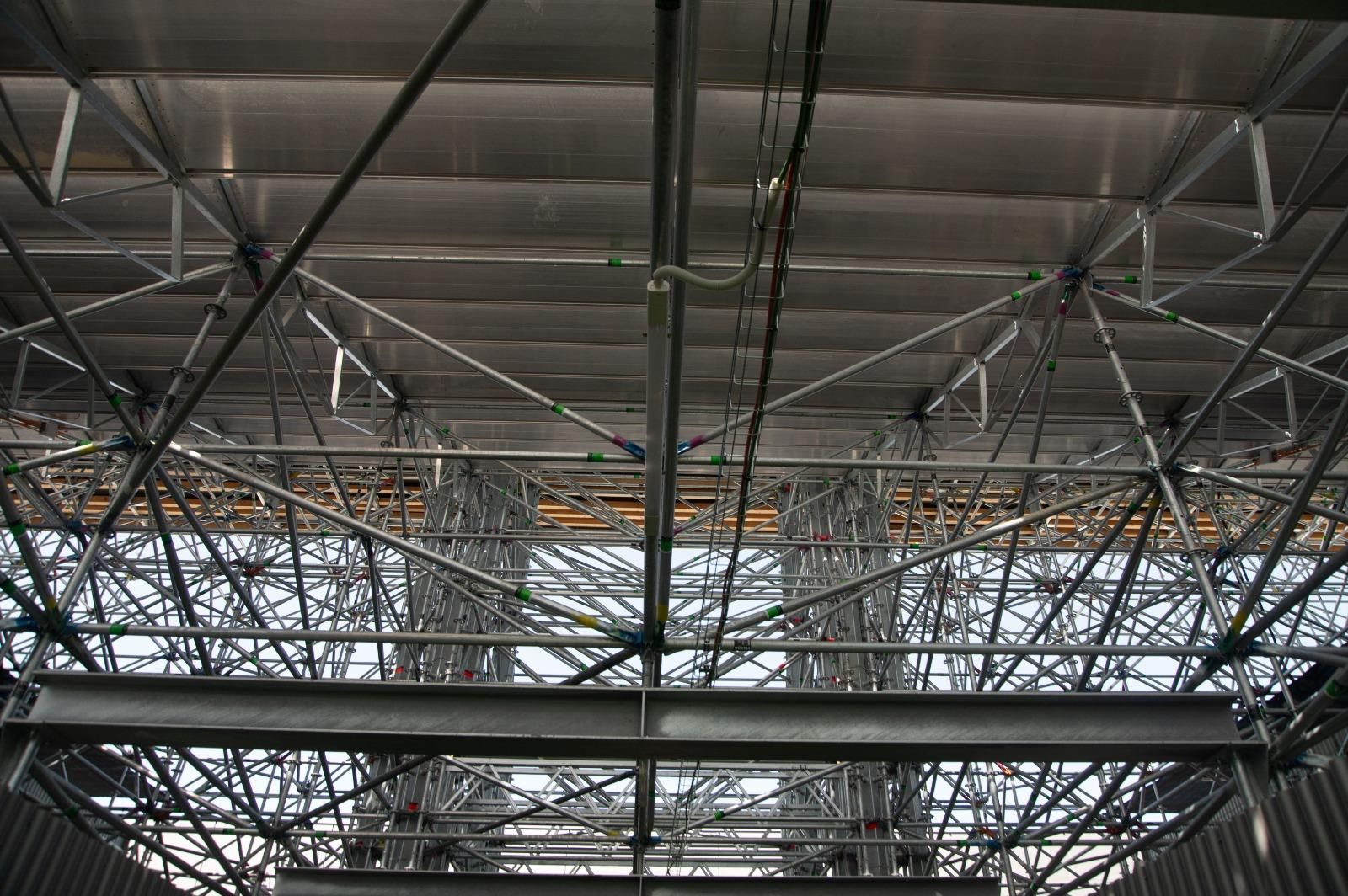 En imágenes | Así está el Ibercaja Estadio a pocos días de su inauguración en un amistoso