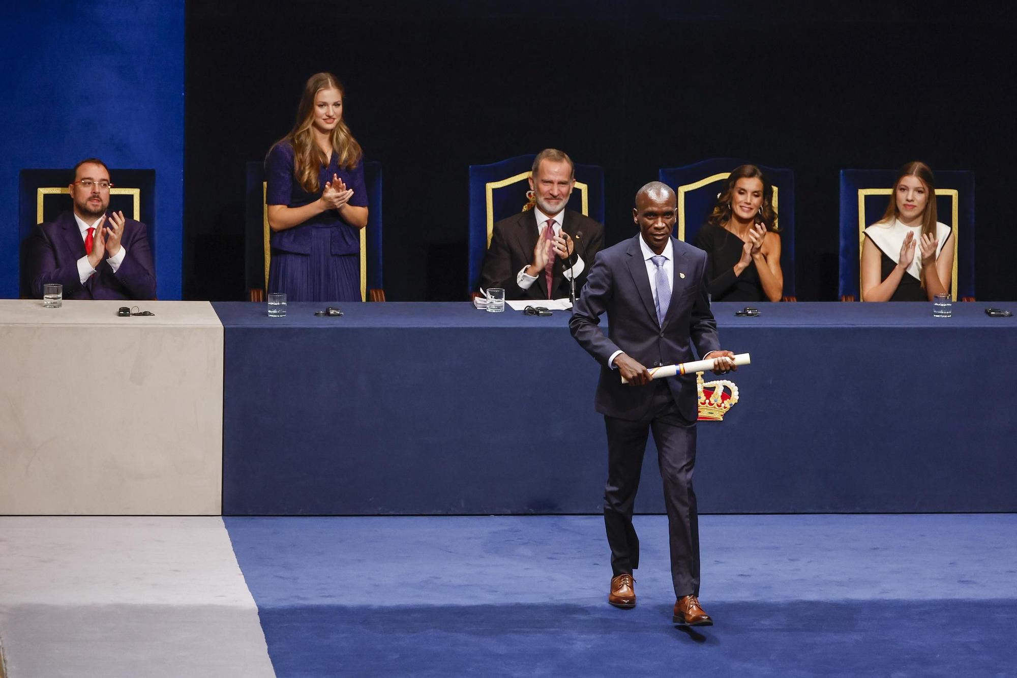 Eliud Kipchoge recibe el Premio Princesa de Asturias de los Deportes 2023