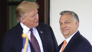 Donald Trump y Viktor Orbán, durante una visita del segund a la Casa Blanca en mayo de 2019.