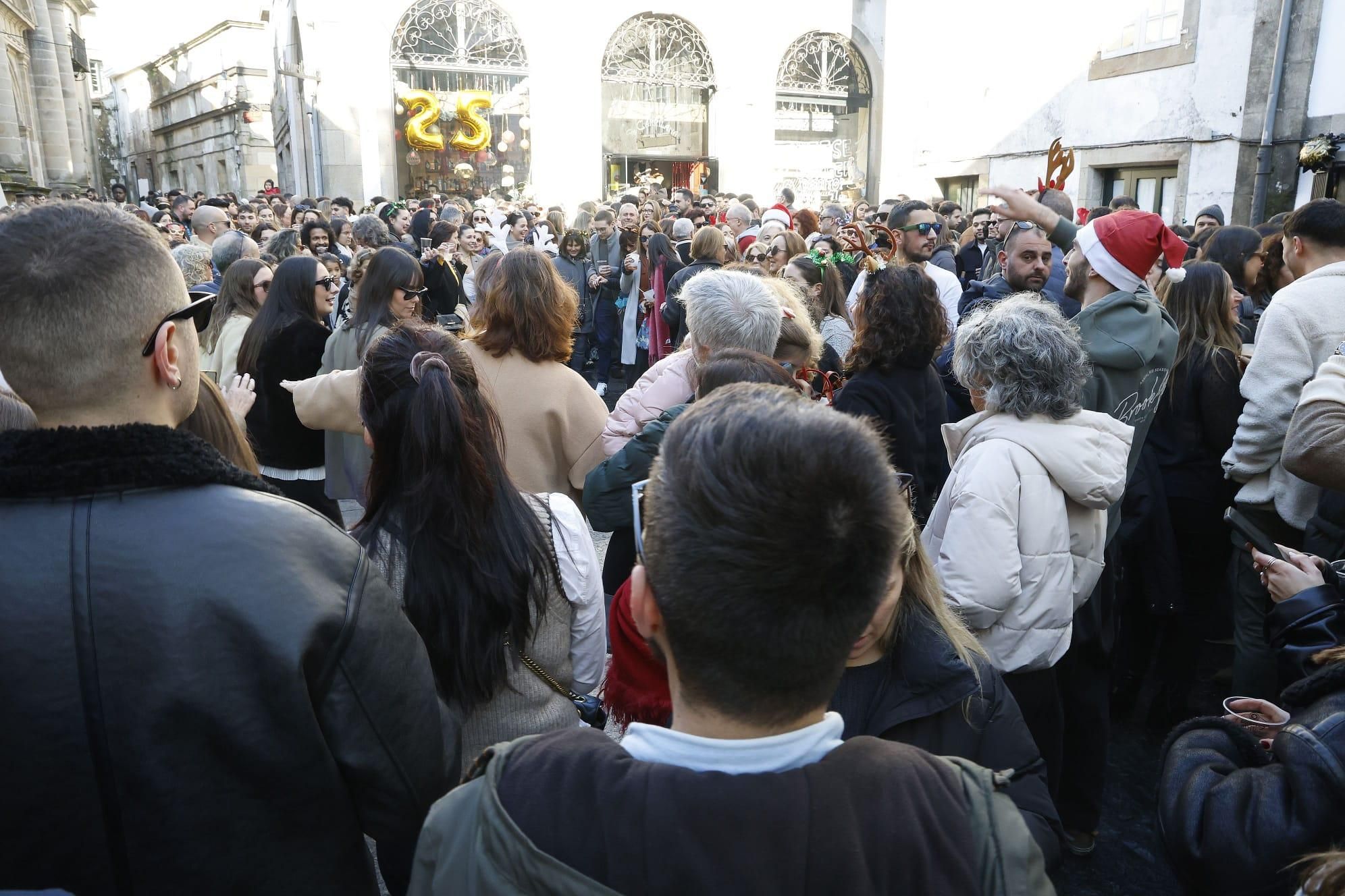 "Festa rachada" en Santiago: los compostelanos se preparan para el fin de año