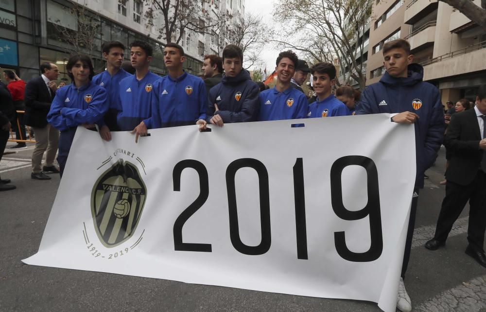 La afición en la celebración del Centenario