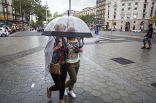 Avisos por lluvia y viento en gran parte de Catalunya