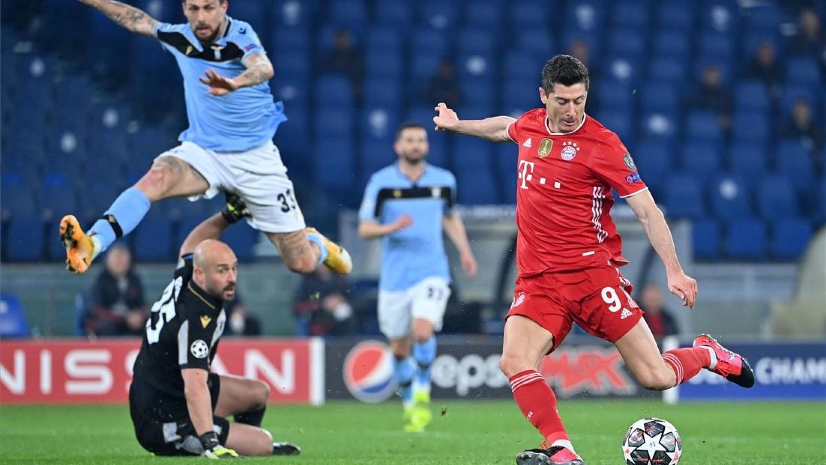 El Bayern golea a la Lazio y tiene pie y medio en los curtos de final de la Champions