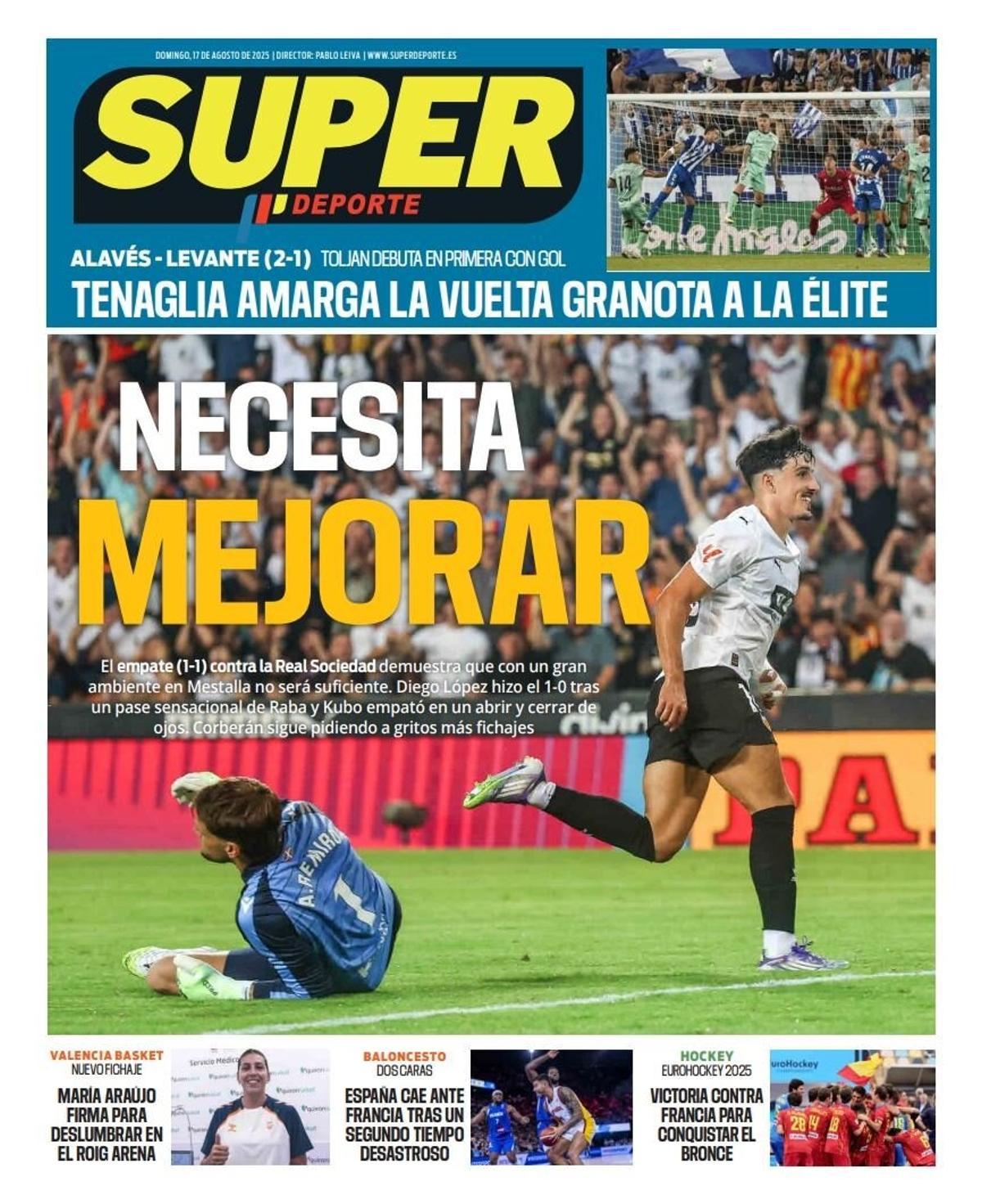 Las portadas de la prensa deportiva de hoy