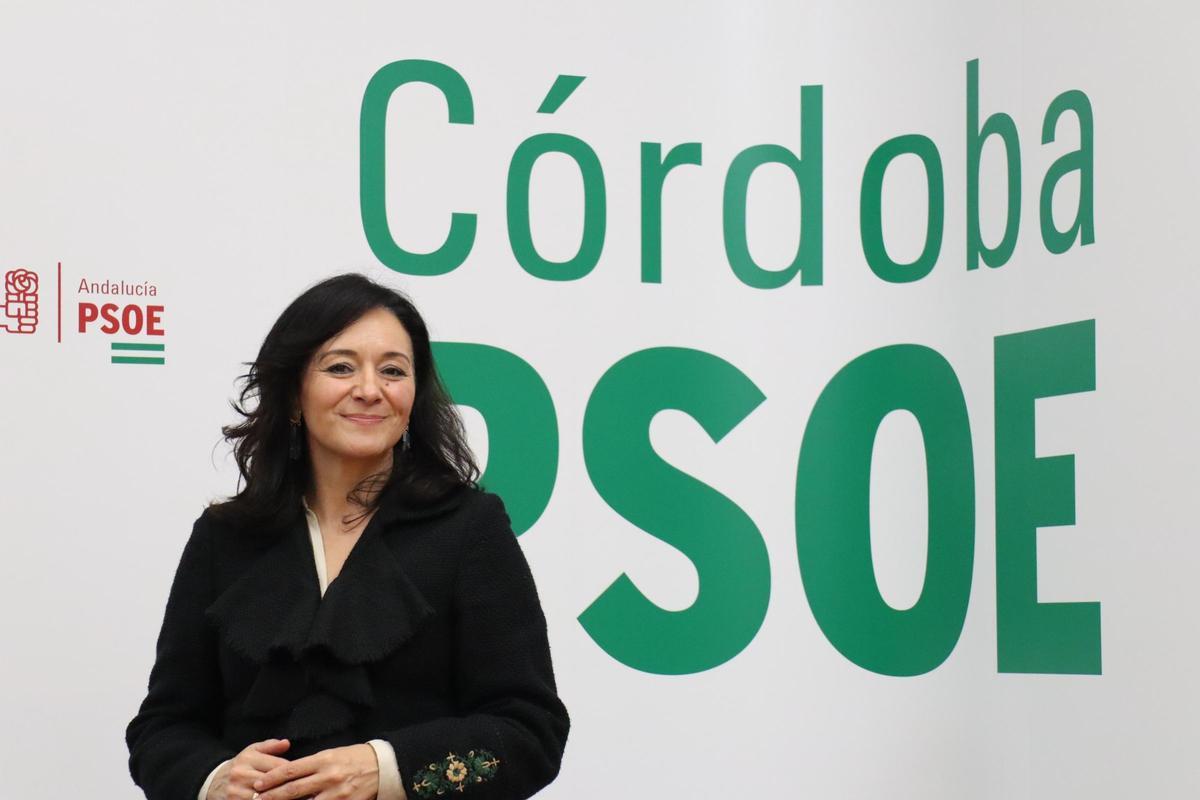 Rafi Crespín, secretaria general del PSOE de Córdoba.