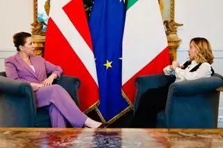 Frederiksen y Meloni, en las antípodas en lo ideológico pero firmes aliadas en las políticas antiinmigración
