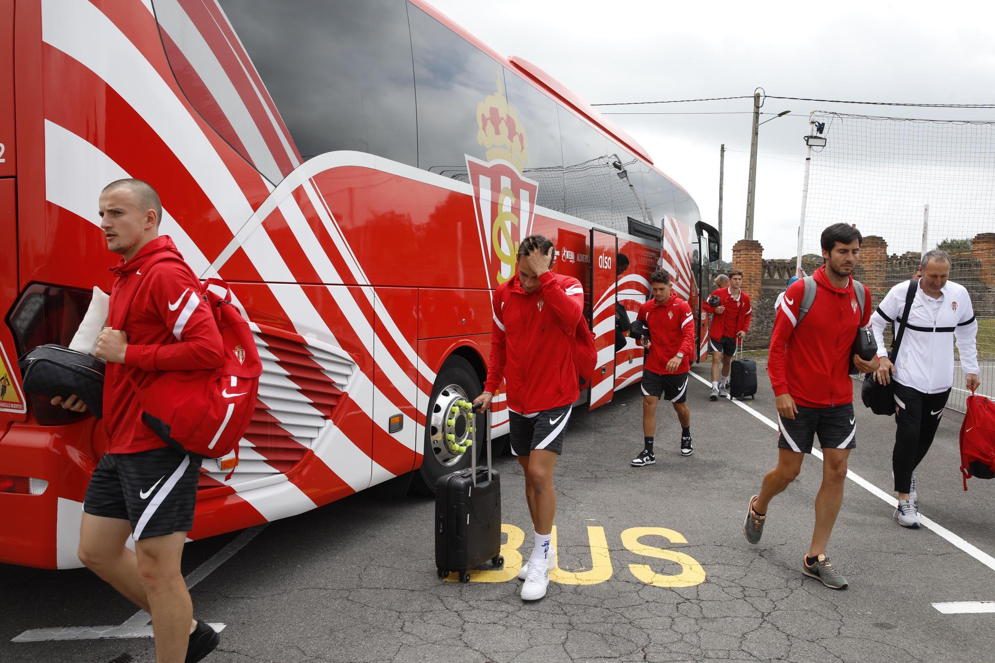 EN IMÁGENES: Así fue la llegada del Sporting a Mareo