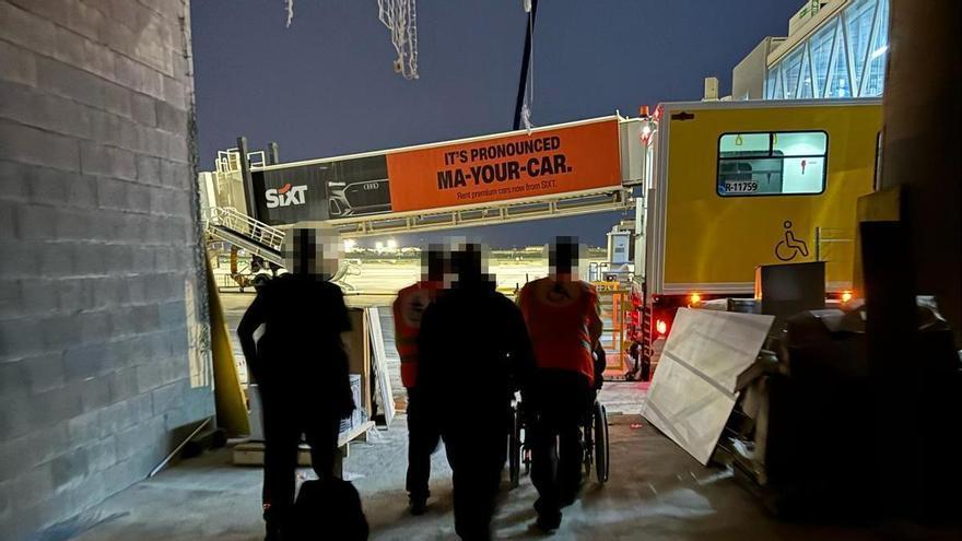 Problemas que están generando las obras de la terminal A del aeropuerto de Palma para trabajadores y pasajeros