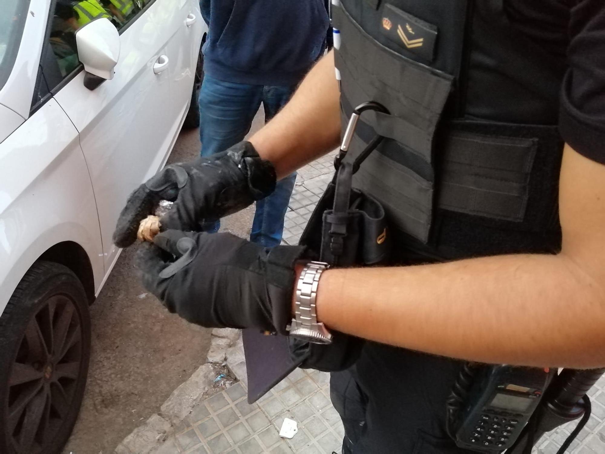 Gran operación contra el tráfico de heroína en Son Gotleu