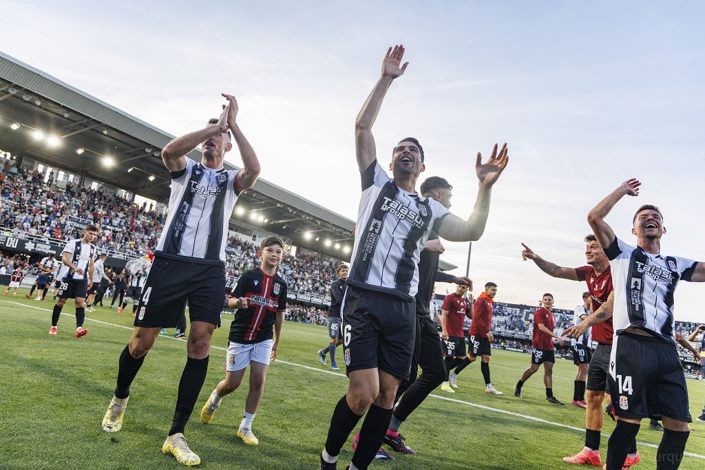 Las imágenes de la victoria del FC Cartagena que asegura su permanencia