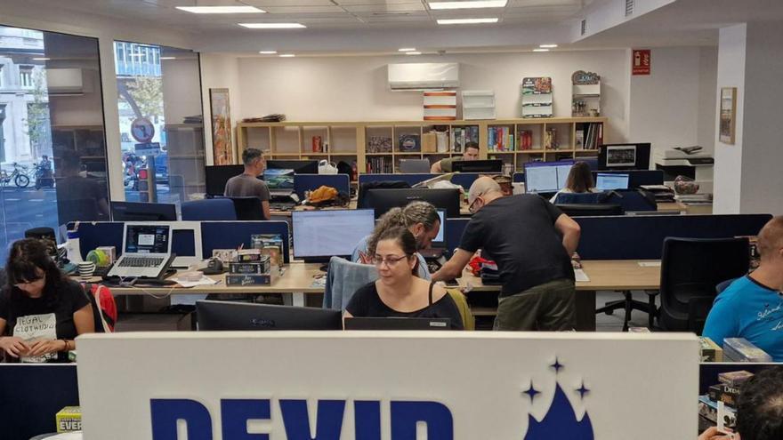 Les oficines de Devir  a Barcelona. | CEDIDA PER DEVIR