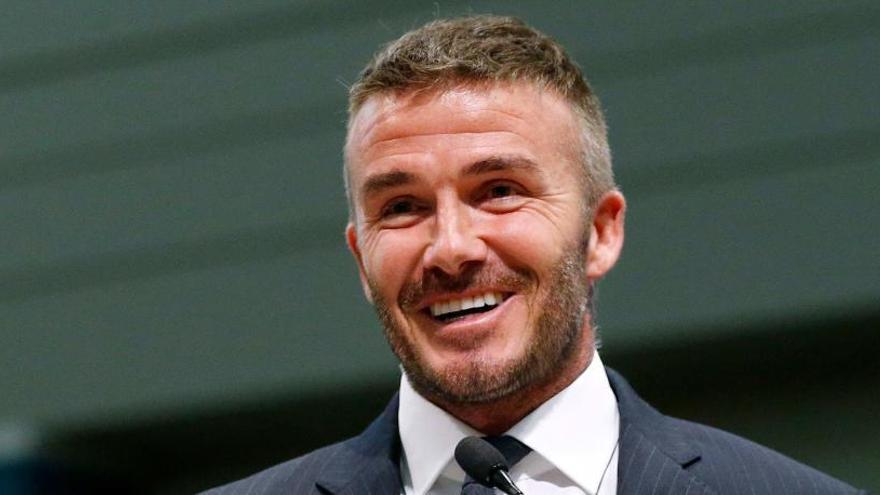 David Beckham, feliz con su familia