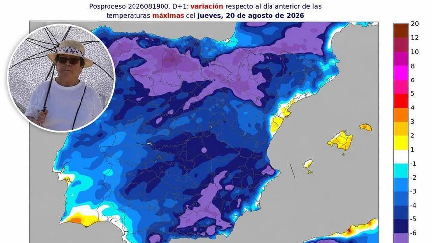 La tregua al calor se afianza en Córdoba: este jueves bajan más los termómetros y puede llover, según la Aemet