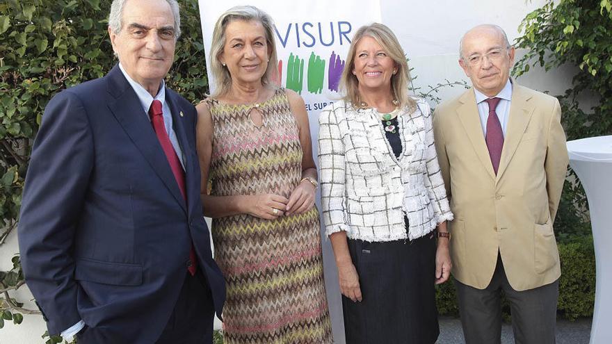 Luis Merino, Francisca Caracuel, Ángeles Muñoz y Manuel del Valle.