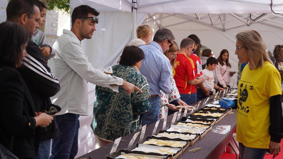 Tunel del queso, una de las actividades celebradas en el evento, hace dos años
