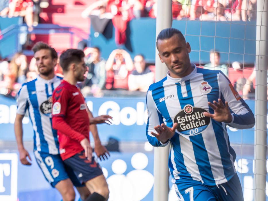 El Dépor cae ante Osasuna