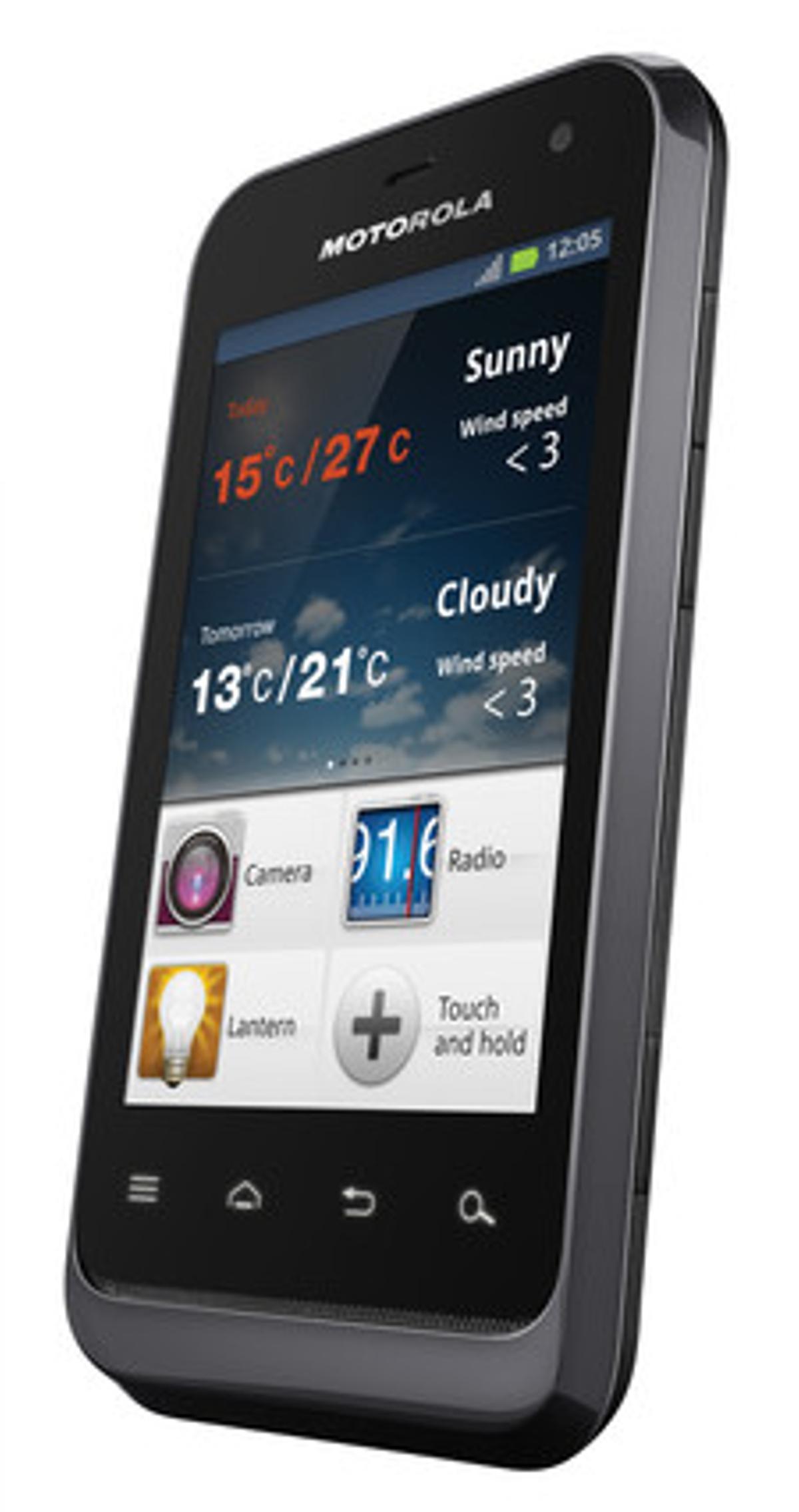 Motorola Defy Mini. Con Android 3.2 y pantalla de 3,2 pulgadas este móvil está pensado para resistir las condiciones de uso más adversas como caídas y humedades.