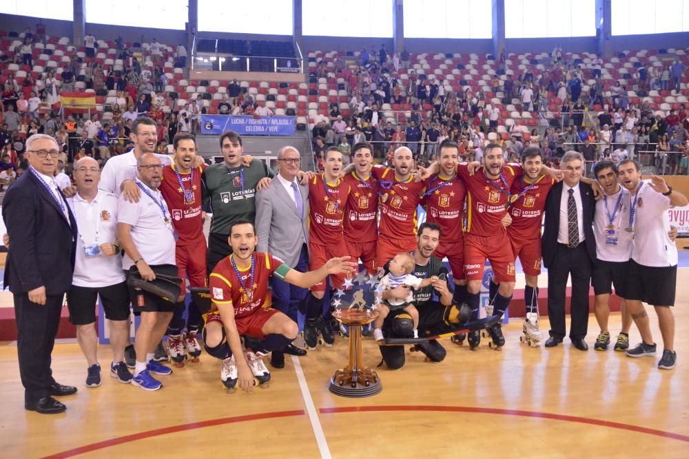 España gana el Europeo de Hockey en A Coruña