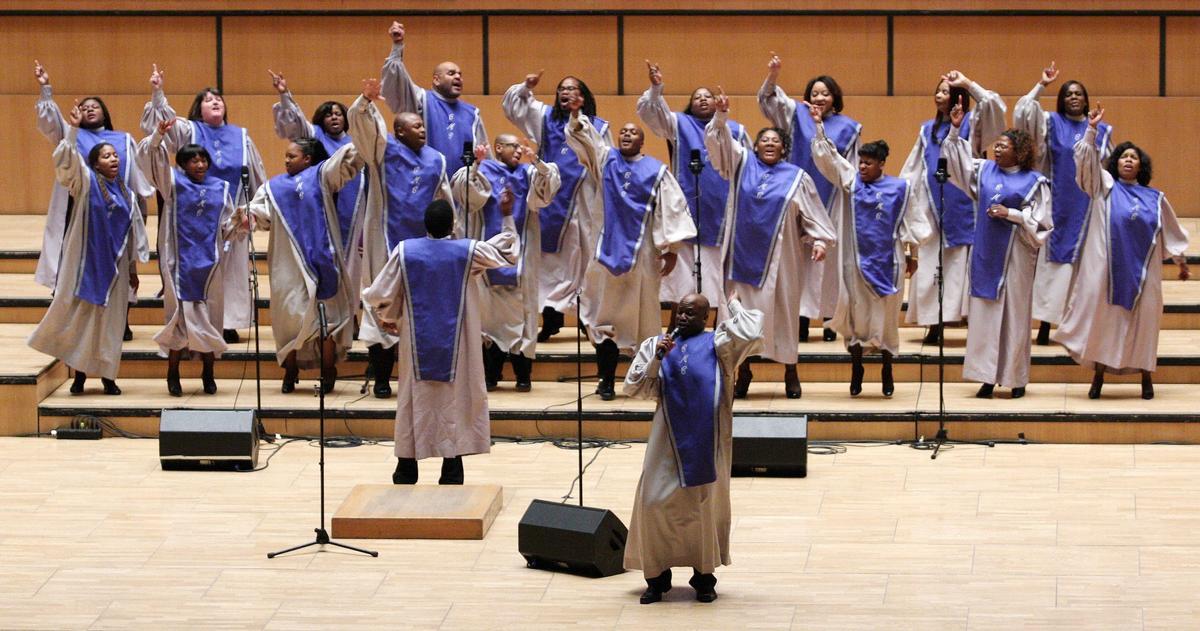 Der Chicago Mass Choir tritt im Rahmen des Jazz Voyeur Festival auf.