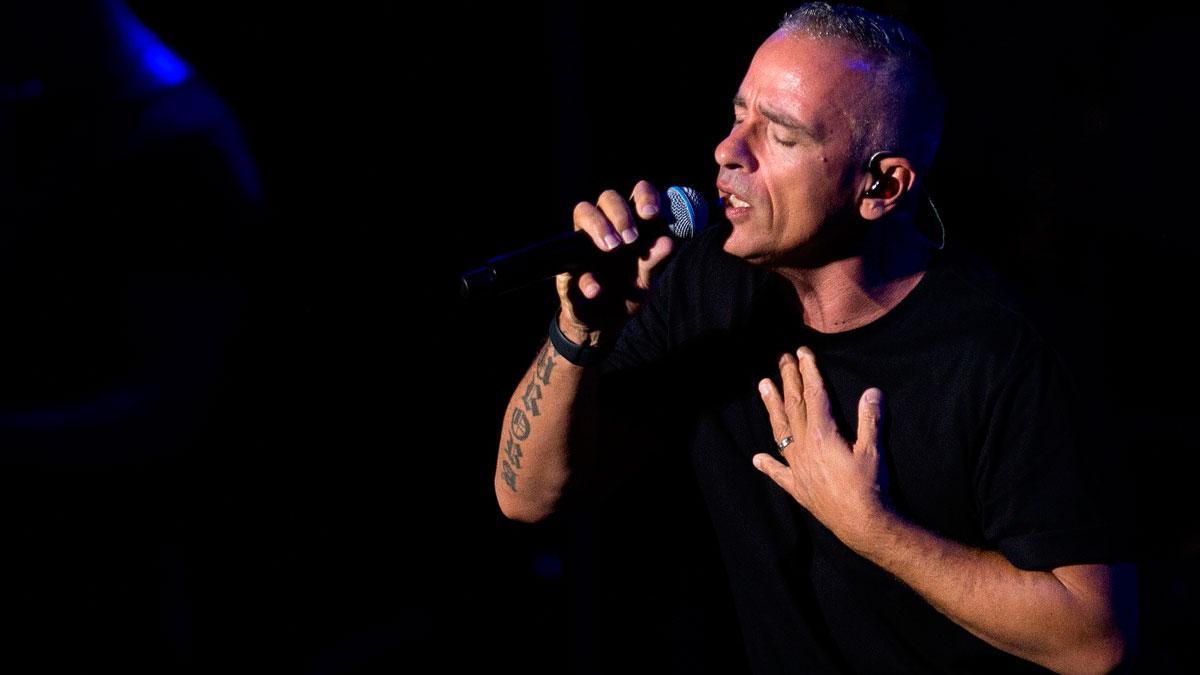 Actuación de Eros Ramazzotti en el festival Starlite de Marbella.