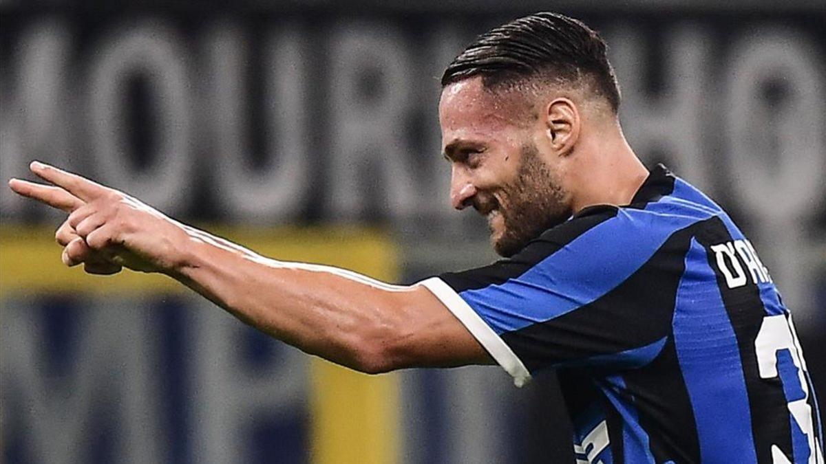 El Inter derrotó a la Lazio con un solitario gol de D'Ambrosio