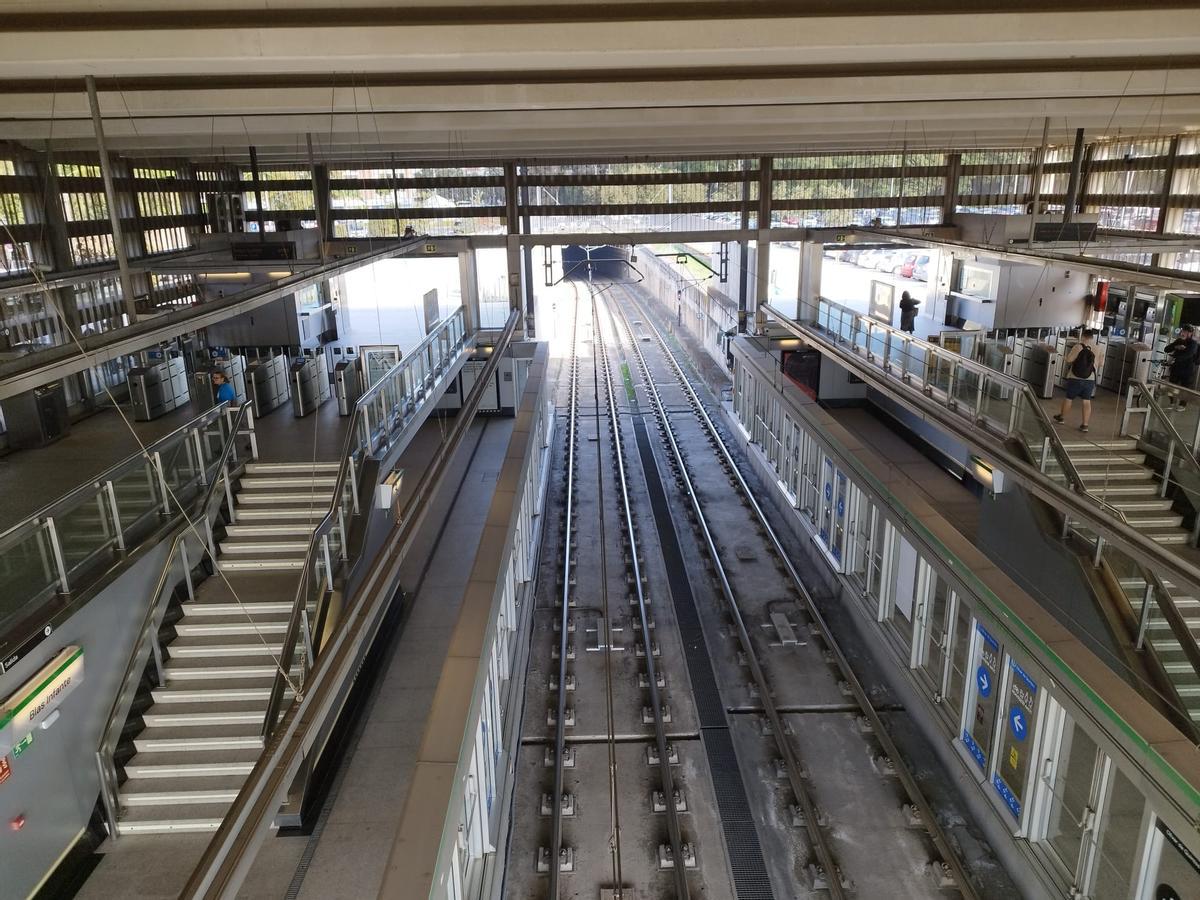 Imagen de archivo de la estación de Blas Infante de la línea 1 del Metro de Sevilla
