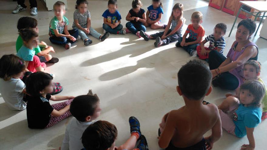 Una clase de infantil en el CP El Romeral