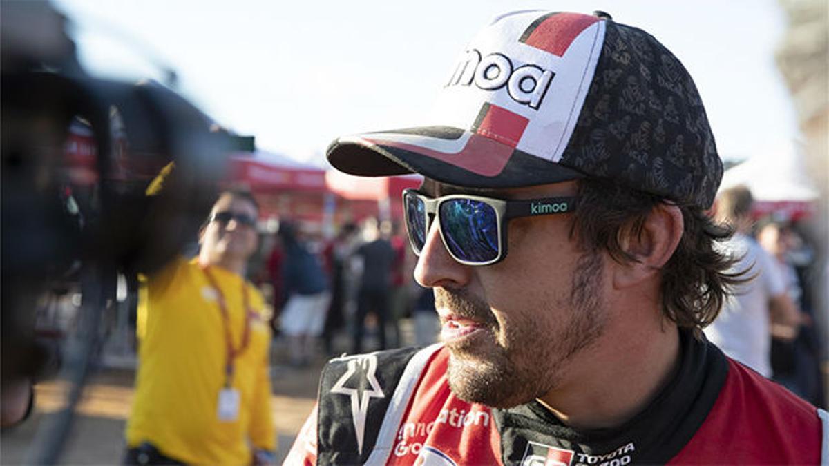 Fernando Alonso: "Quiero vivir el Dakar hasta el final"