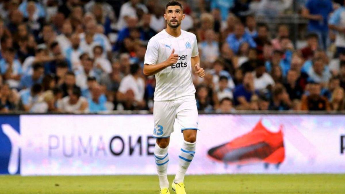 El defensa Álvaro González, durante un partido de la liga francesa.  | LEVANTE-EMV