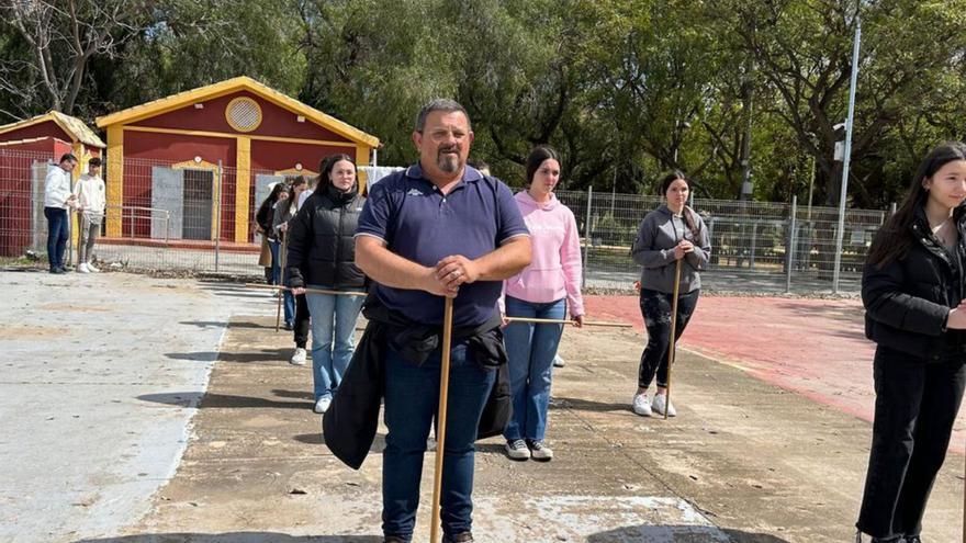 Ensayo de la Agrupación del Prendimiento, ayer. | L. O.