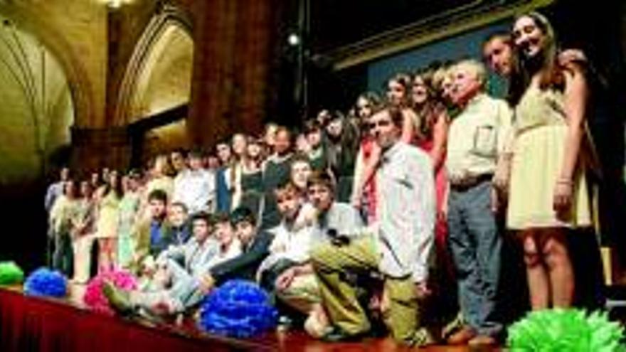 Graduación de alumnos del colegio Paideuterión