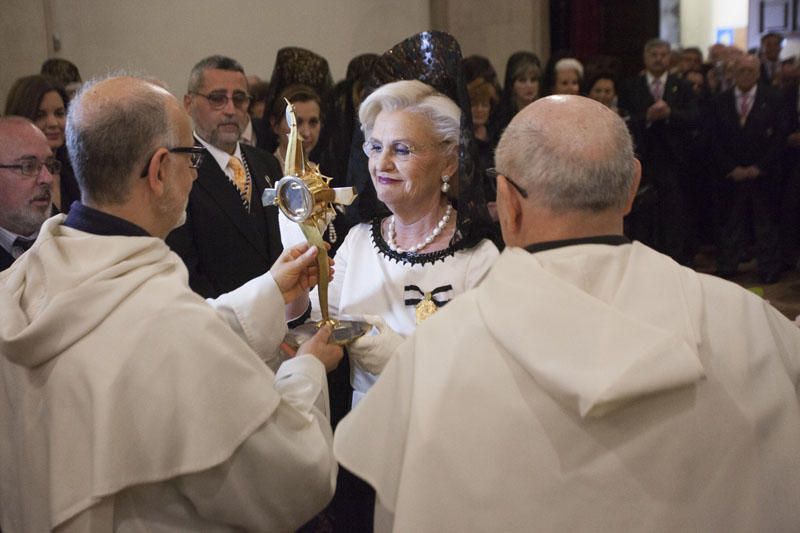 Celebración de la misa en San Vicent Ferrer.