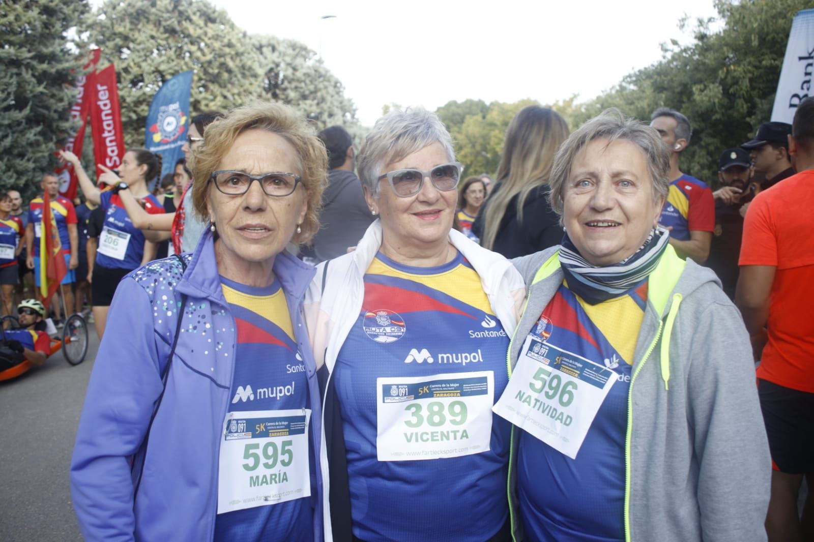 Zaragoza se vuelca con la carrera de la Policía Nacional contra el maltrato