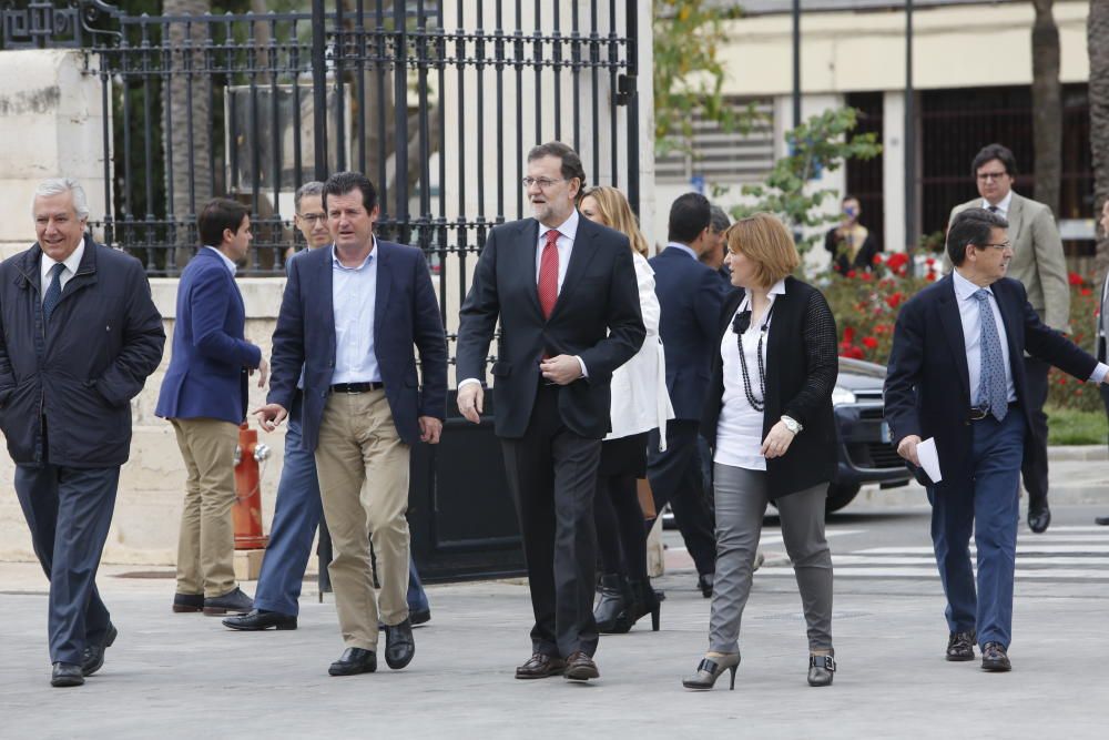 Los portavoces del PP se reúnen en Alicante con Rajoy