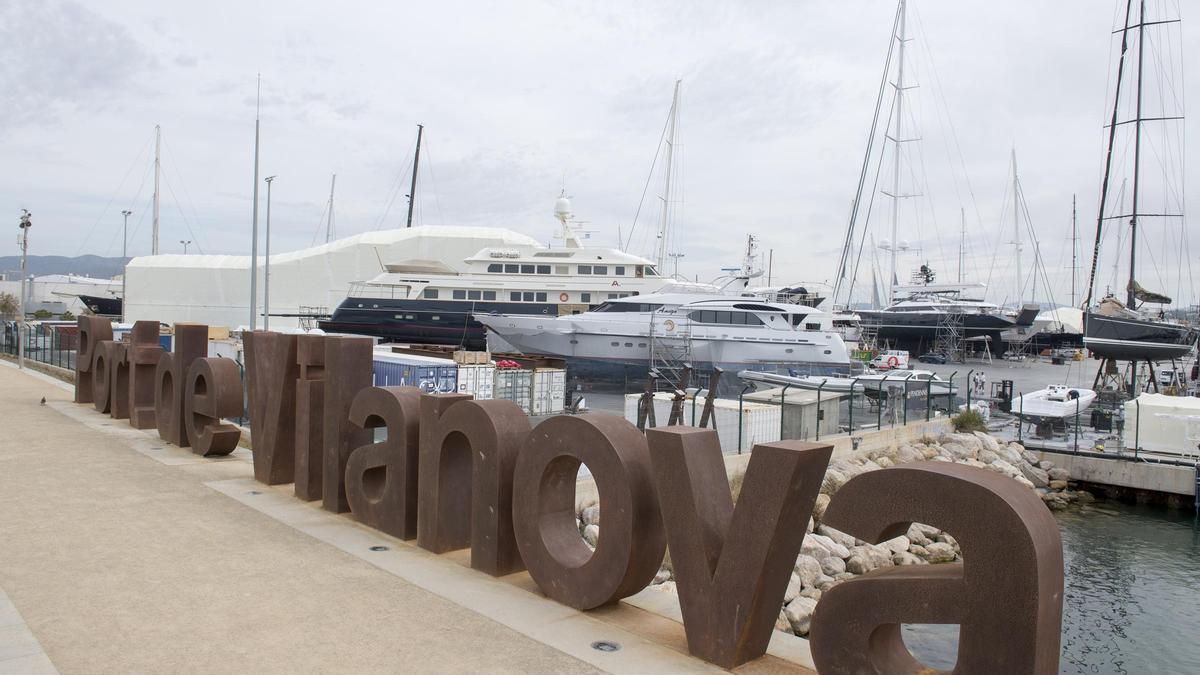 Imagen del puerto de Vilanova