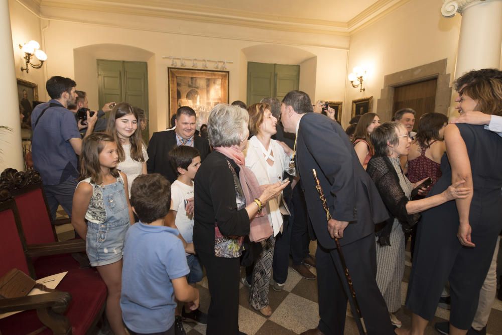 Valentí Junyent pren per tercer cop la vara d'alcalde de Manresa