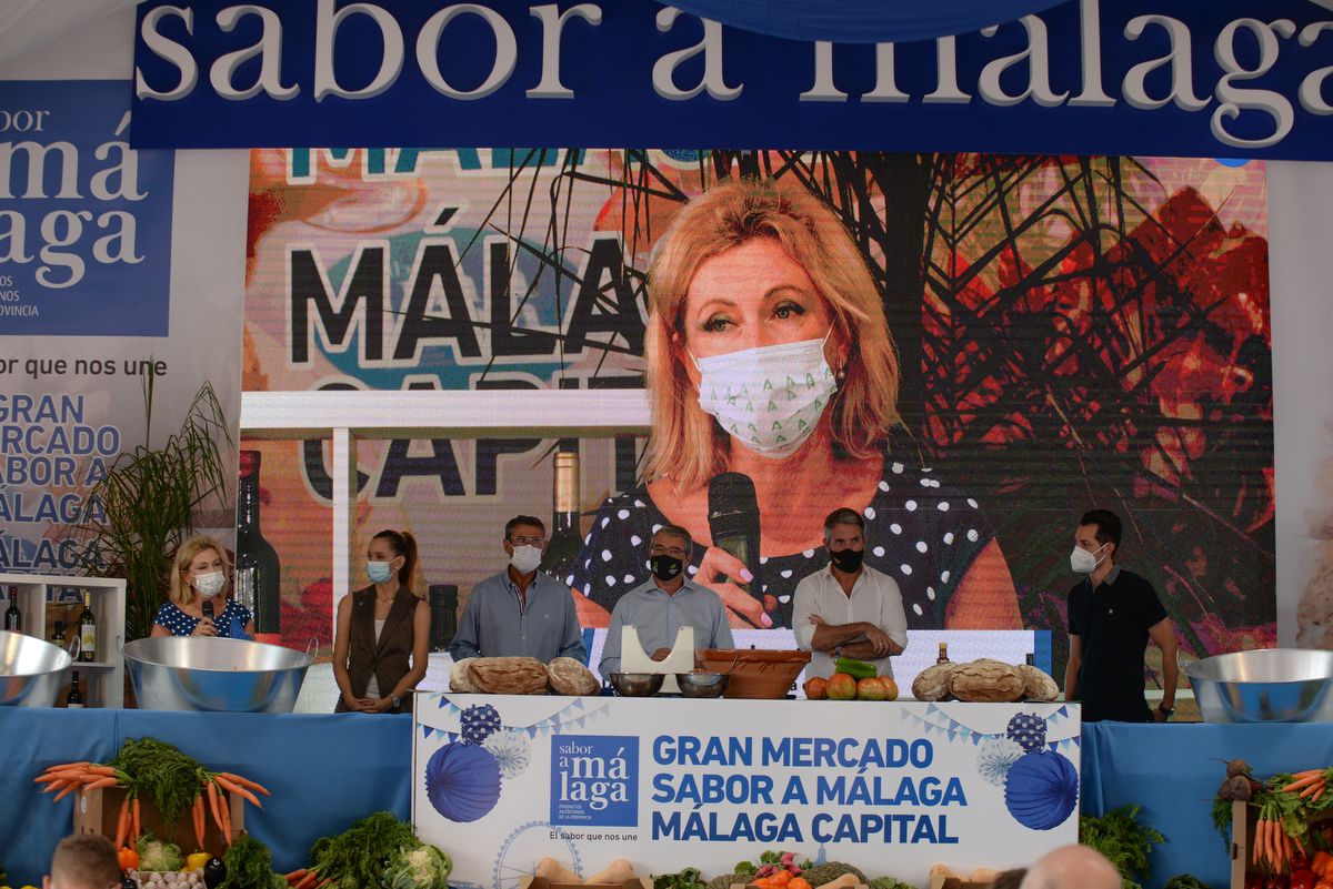 Inauguración del Gran Mercado Sabor a Málaga en el Parque