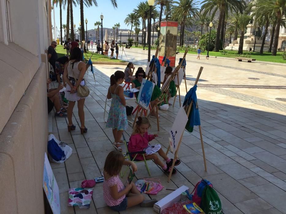 Concurso de pintura al aire libre en Cartagena