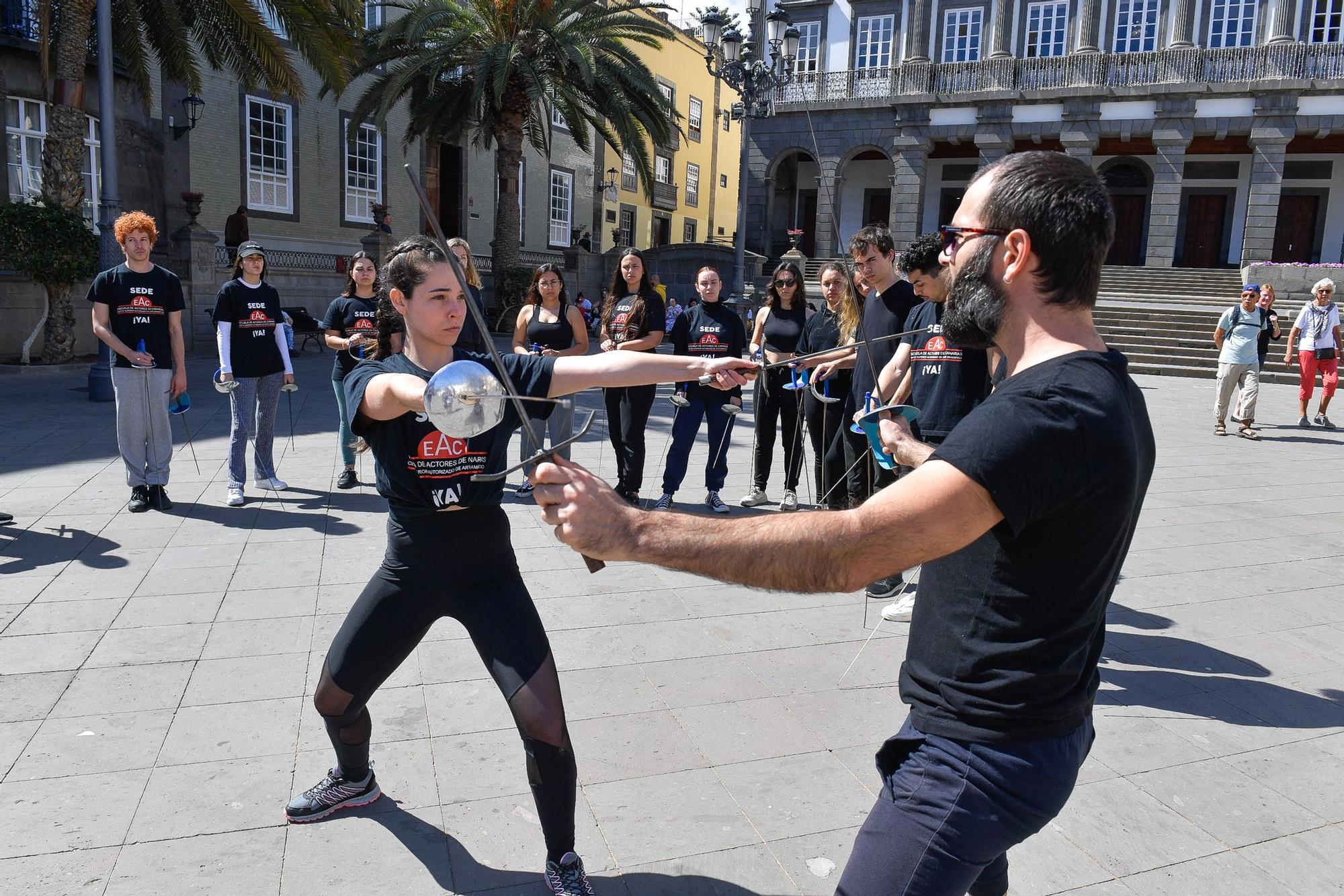 Nueva protesta de la Escuela de Actores de Canarias