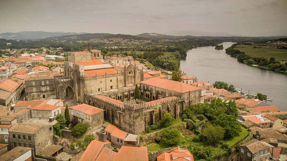 Vista aérea de Tui.