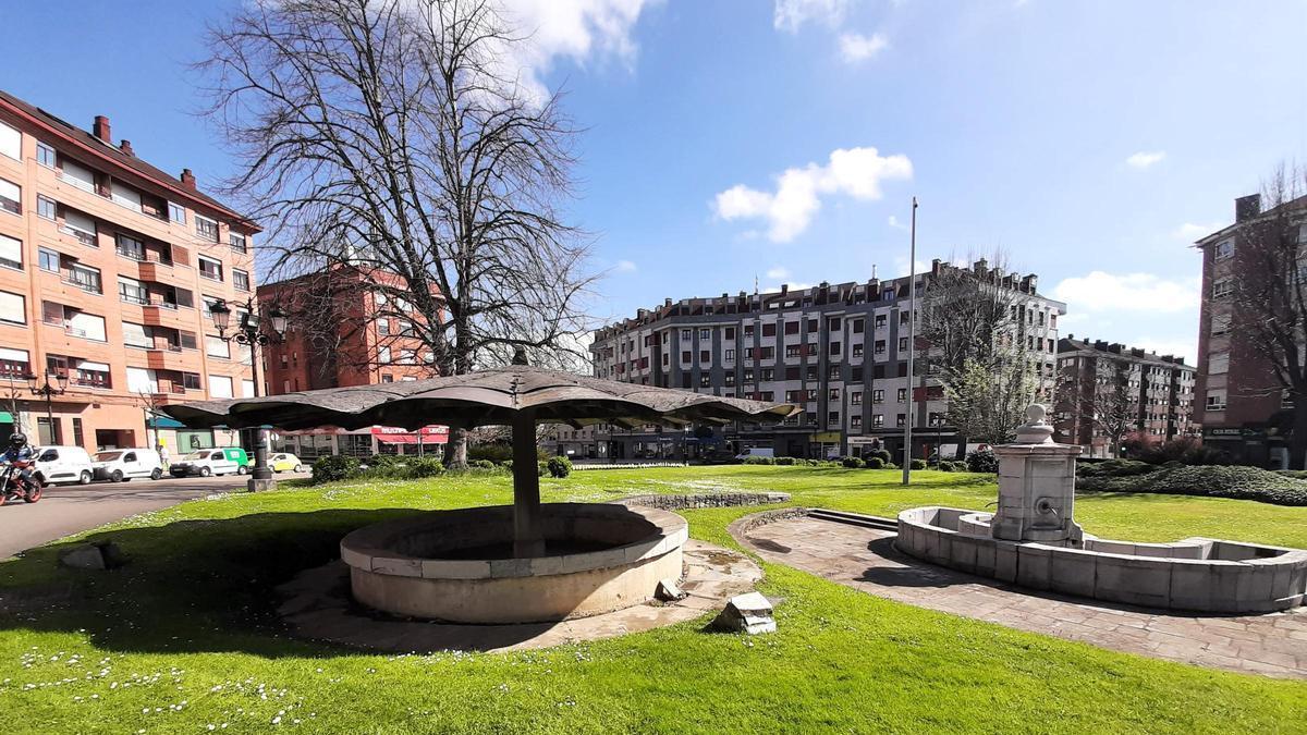 La plaza de Cuatro Caños.