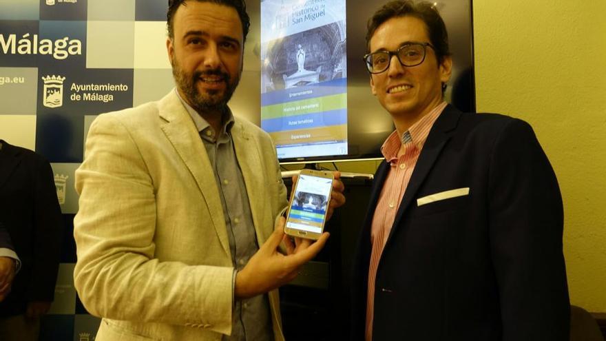 El concejal del Área de Sostenibilidad Medioambiental, Raúl Jimenez, en la presentación de la app