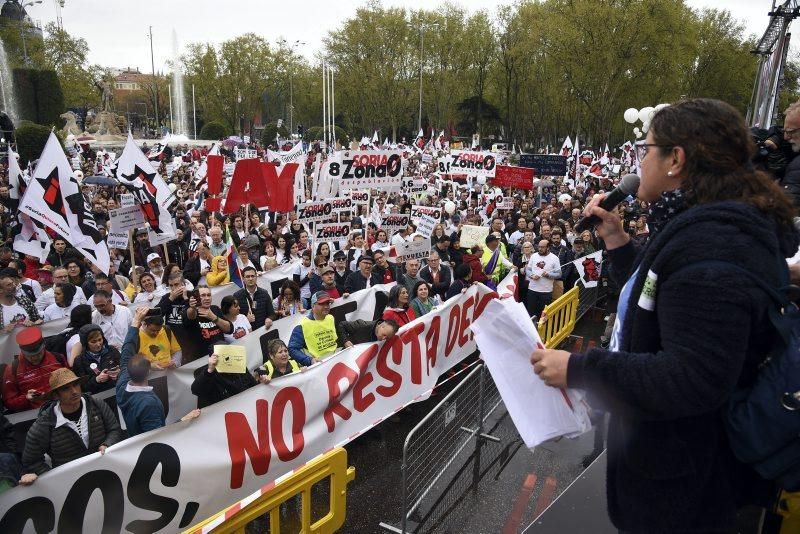 Manifestación 'Revuelta de la España vaciada' en Madrid